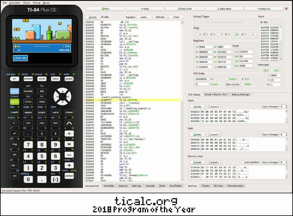 snes emulators ti 84 plus ce