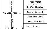 [Tiny Tetris]